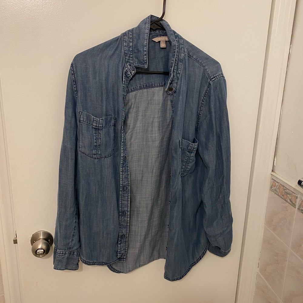 Banana Republic Chambray Denim Button Down